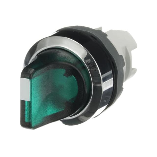Przełącznik obrotowy 2poz. zielony M2SS1-31G