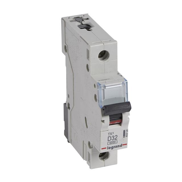 Wyłącznik Nadprądowy 1P D32A 6kA AC S301 TX3 403724 LEGRAND