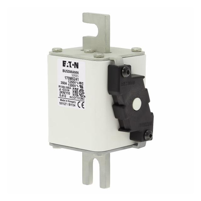 FUSE 350A 1250V 2KN/110 AR CU Wkładka szybka 350A AC 1250V rozmiar 2 61x77x138 mm aR DIN I 170M5241