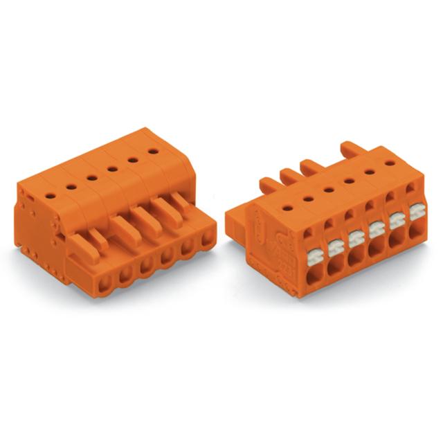 Gniazdo MCS‑MIDI Classic 24‑biegunowe pomarańczowe raster 5,08mm 2231‑324/026‑000 /10szt./ WAGO