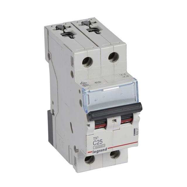 Wyłącznik Nadprądowy S 312 2P C25A 10000A TX3  404207 LEGRAND