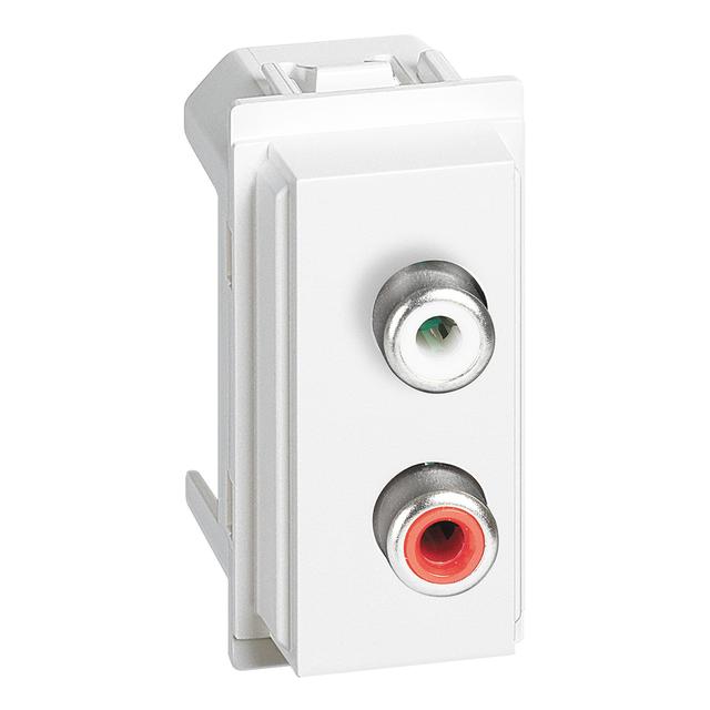 Living Now - Gniazdo Rca - 1 Moduł - Biel Bticino KW4269R LEGRAND