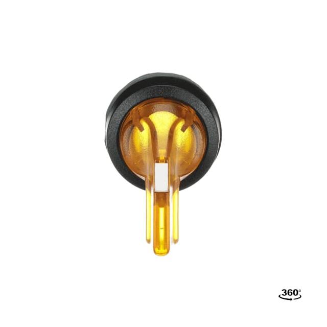 Przełącznik obrotowy 3poz. żółty M3SS4-11Y