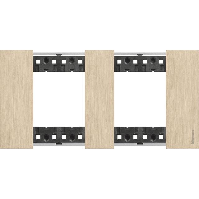 Living Now - Ramka 2x2 Moduły - Gold Bticino  KA4802M2ZW LEGRAND