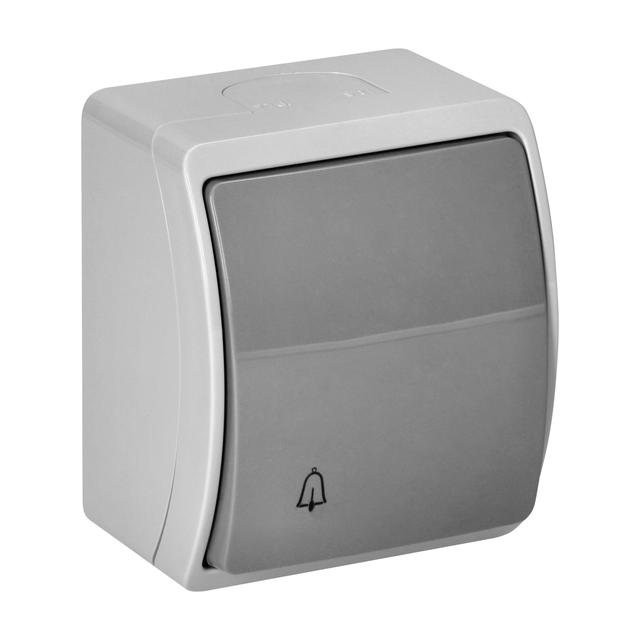 Przycisk dzwonek n/t AQUATIC IP44 szary-grafit OR-OE-7104/GR ORNO