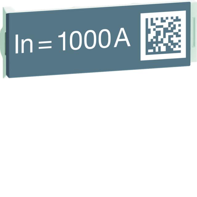 ACB HW1 Wtyczka z oznaczeniem znamionowym wyłącznika 1000A HWW467H HAGER