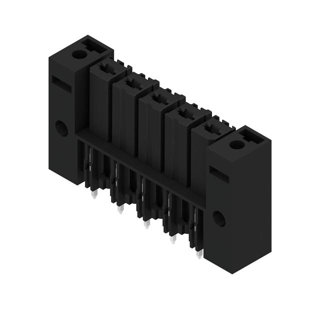 BVL 7.62HP/05/180SFI 3.5SN BK BX Wtyki PCB (złącza płyty), 7.62 mm, Liczba biegunów: 5, kąt odejścia: 180° /50szt./ 1928870000 WEIDMÜLLER