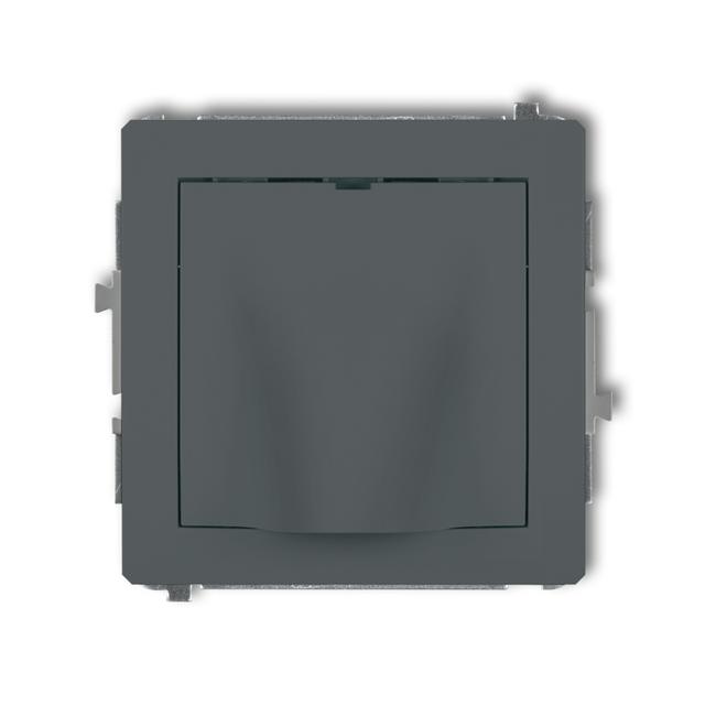 DECO Mechanizm wypustu kablowego grafitowy mat