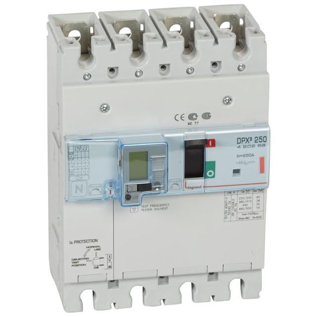 Wyłącznik DPX3 250 Z Zab. R-Pr. 4P 250A 36kA 420259 LEGRAND