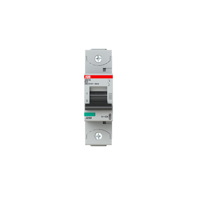 S801N-B63 Wyłącznik nadprądowy 36kA 1P B63A 2CCS891001R0635 ABB
