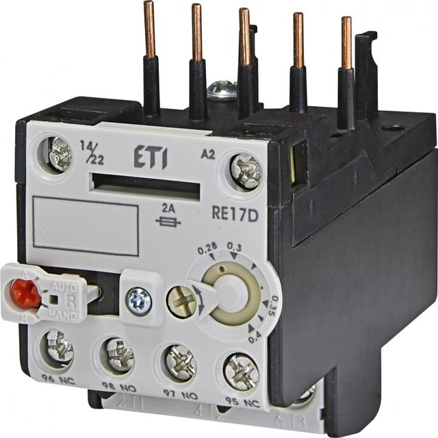 Przekaźnik termiczny RE17D-0,4 0,28-0,4A 004641400 ETI