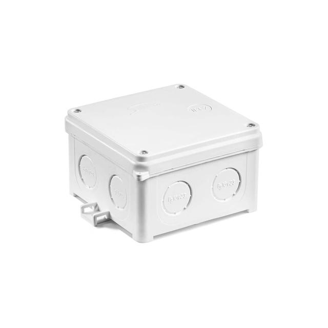 N90x90S ,  Puszka instalacyjna naścienna 90x90x53 mm, biały