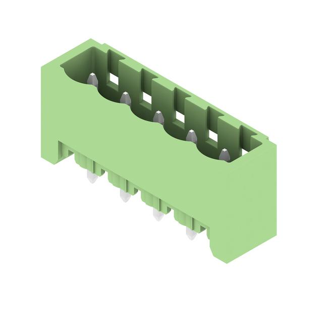 SL 5.08HC/05/180G 3.2SN GN BX Wtyki PCB (złącza płyty), 5.08 mm, Liczba biegunów: 5, kąt odejścia: 180° /50szt./ 1397380000 WEIDMÜLLER