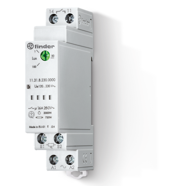Modułowy przekaźnik zmierzchowy serii 11: 1Z 16A 230V AC 11.31.8.230.0000 /5szt./ FINDER