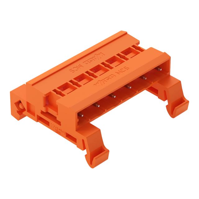 MCS-MIDI Classic wtyk dwustronny 6-bieg. pomarańczowy raster 7,62 mm /25szt./ WAGO