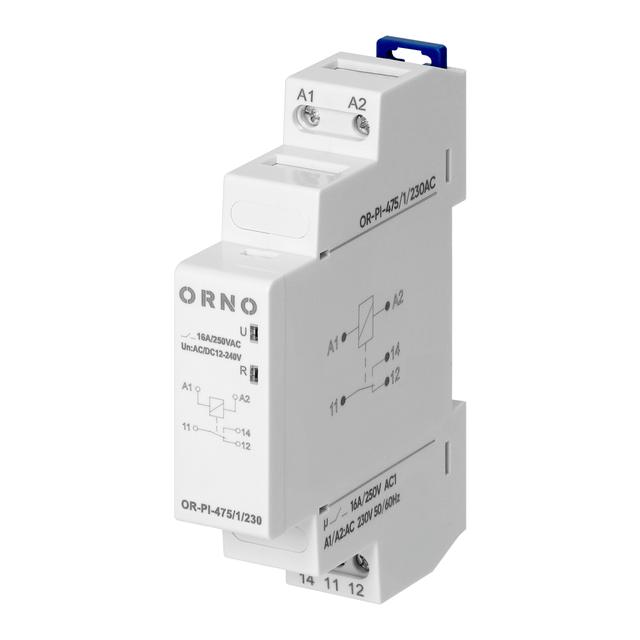 Przekaźnik instalacyjny Economic, 1P, 16A, 230 VAC OR-PI-475/1/230AC ORNO