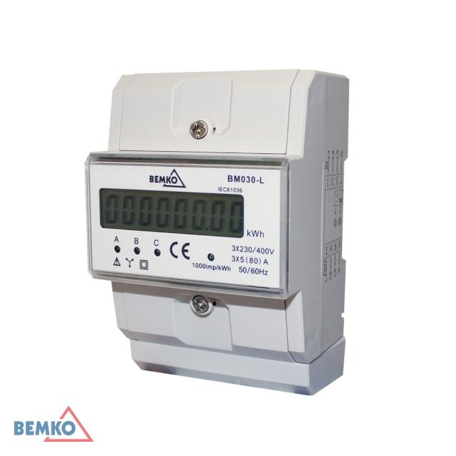 LICZNIK ENERGII 3 FAZOWY 5 (80) A