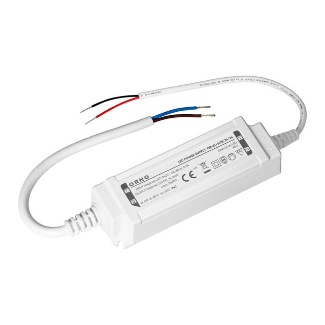 Zasilacz LED, hermetyczny, 24V, 24W, IP67, plastikowa obudowa OR-ZL-1678/24/24 ORNO