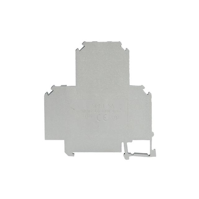 ZUW2-4.0 ,  Złączka szynowa gwintowa pietrowa, 4,0 mm2, TS 35, 2 tory, szary