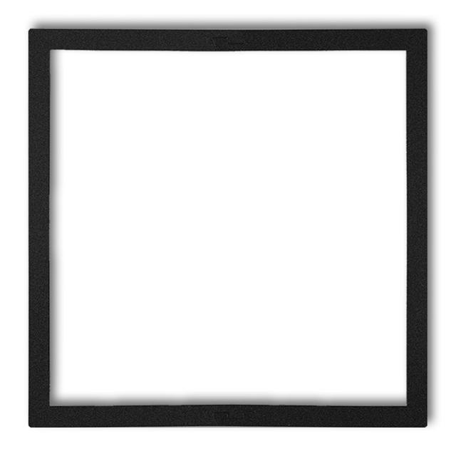DECO Ramka wypełniająca pojedyncza DECO czarny mat