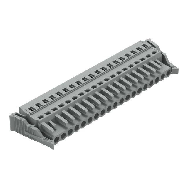 MCS-MIDI Classic gniazdo 19-bieg. szare raster 5 mm /10szt./ WAGO