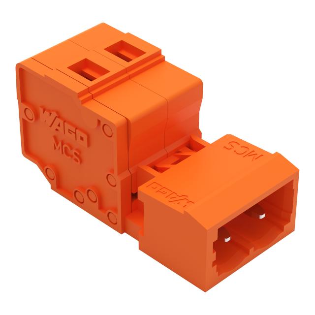 MCS-MIDI Classic wtyk 2-bieg. pomarańczowy raster 5,08 mm /100szt./ WAGO