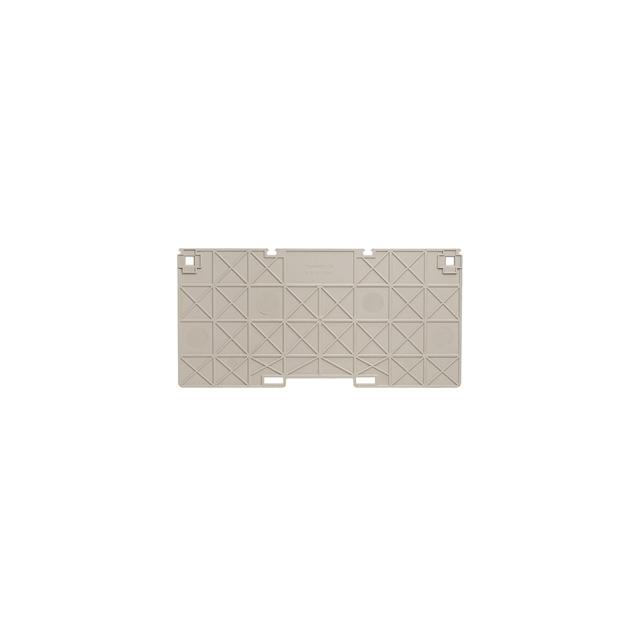 WTW WF10/WF12 Płyta separacyjna (terminal), Płyta zamykająca i pośrednia, 155.8 mm x 76.45 mm, Ciemnobeżowy /20szt./ 1780890000 WEIDMÜLLER