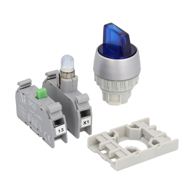 2-POŁ ŁĄCZNIK POKR CZERWONY.2ZW.PODŚWIE PIERŚCIEŃ NIKLOWANY