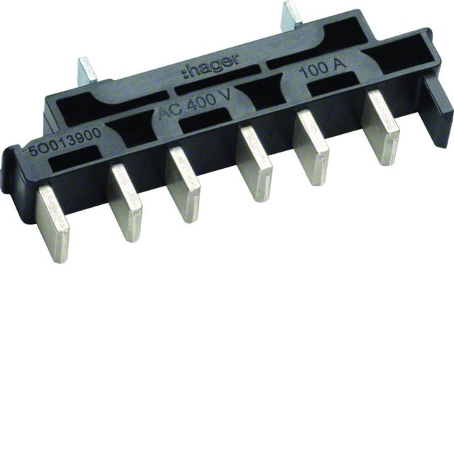 Mostek zwierający do listwy (3+N) uchwyt dla aparatów NH KJ09Z HAGER