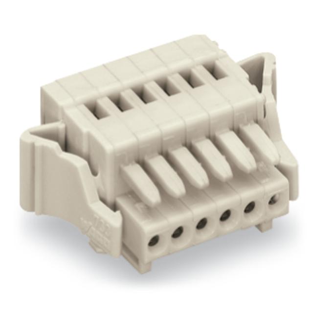 Gniazdo MCS‑MICRO 8‑biegunowe jasnoszare raster 2,5mm 733‑108/037‑000 /50szt./ WAGO
