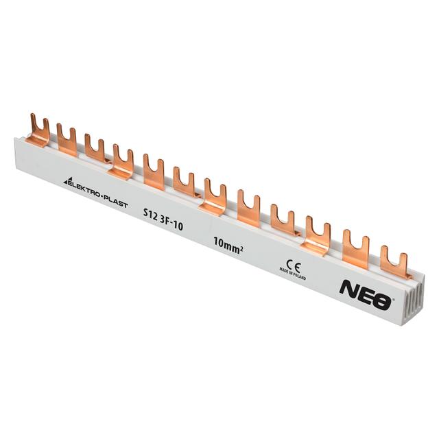 Szyna łączeniowa widełkowa 3P 12M 10mm2 S12 3F-10 45.122 OPATÓWEK