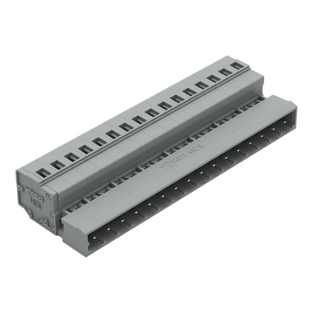 MCS-MIDI Classic wtyk 16-bieg. szary raster 5 mm /25szt./ WAGO