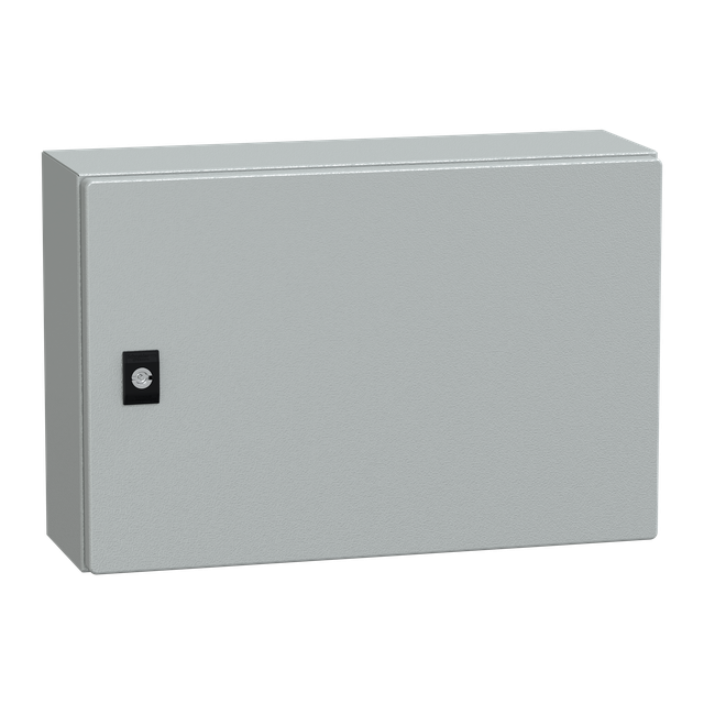 Drzwi gładkie Spacial CRN bez płyty montażowej. W300xS450xG150 IP66 IK10 RAL7035.. NSYCRN345150 Schneider