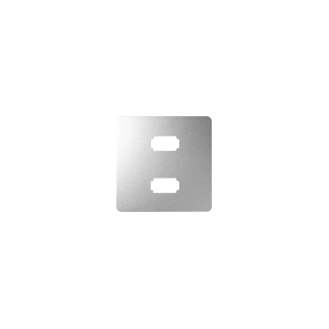 Simon 82 Pokrywa gniazda 2xUSB aluminium 8201090-093 KONTAKT