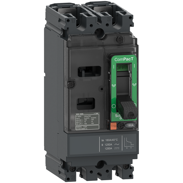 Wyłącznik mocy ComPacT NSX NSX100S AC/DC TM40D 2P2D 70kA C10S2TM040 Schneider