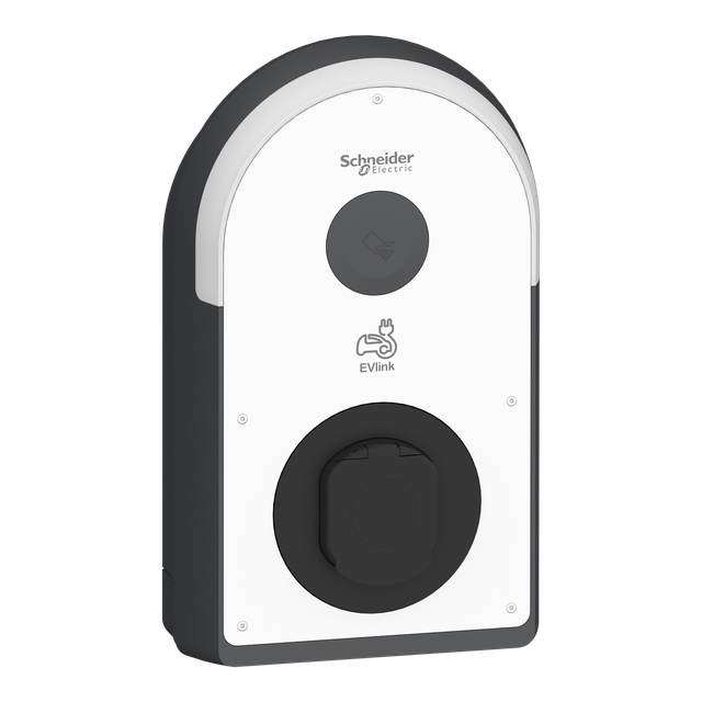 Stacja ładowania, EVlink Pro AC/ AC Metal 3f 22kW z gniazdem T2S, wbudowane zabezpieczenia RCD B-EV,