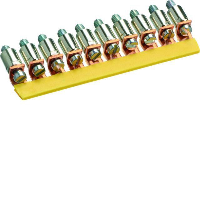 Mostek równoległy 10-polowy do zacisków 6mm2 KWJ04B10 HAGER