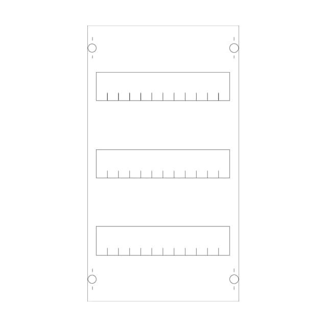 1V00A Pole rozdzielcze na szerokość 1 kolumny