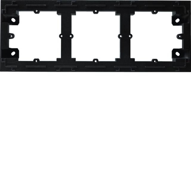 lumina intense Adapter natynkowy potrójna czarny WL5833 HAGER