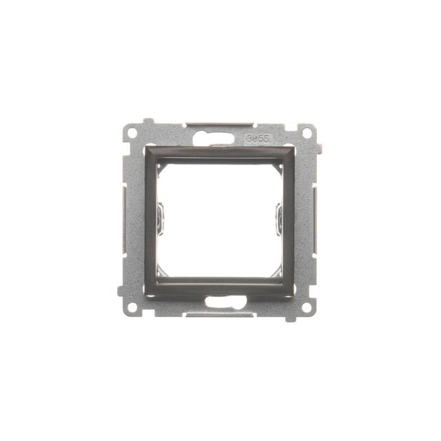 Simon 54 Adapter (przejściówka) na osprzęt standardu 45 × 45 mm brąz mat *Do gniazd teleinformatycznych Simon Connect DA45.01/46 KONTAKT
