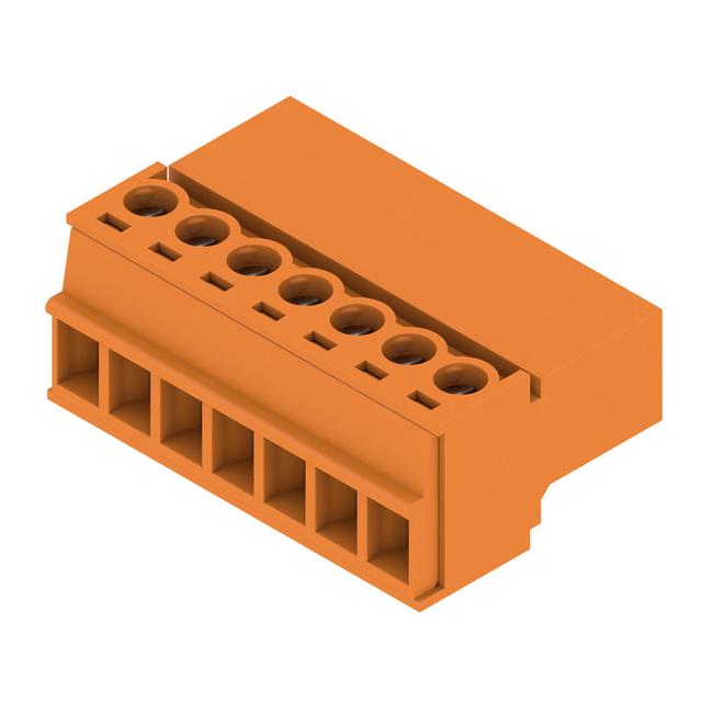 SCZ 3.81/07/180G SN OR BX Wtyk PCB (złącze wiązki), 3.81 mm, Liczba biegunów: 7, Przyłącze z jarzmem /50szt./ 1969590000 WEIDMÜLLER