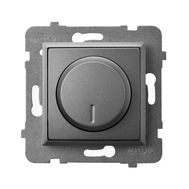 ARIA Ściemniacz uniwersalny do obciążenia żarowego, halogenowego oraz LED - kolor szary mat