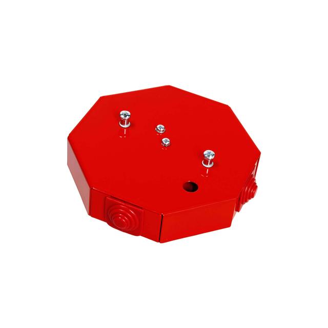 PIP-3AN B6x2x4 Puszka przeciwpożarowa, ośmiokątna, E90, z bezpiecznikiem 0,375A, 6x2x4mm2,137x124x28