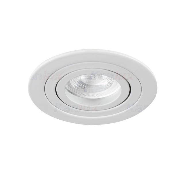 SEIDY CT-DTO50-W/M Oczko sufitowe SEIDY CT-DTO50-W/M okrągły stop aluminium kolor biały mat 1XGx5,3