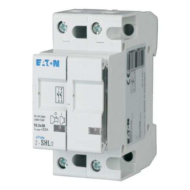 Z-SHL/2 Rozłącznik bezpiecznikowy cylindryczny 10x38mm 2P 263885 EATON