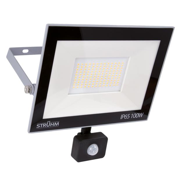 Naświetlacz SMD LED z czujnikiem ruchu KROMA LED S 100W GREY 4500K