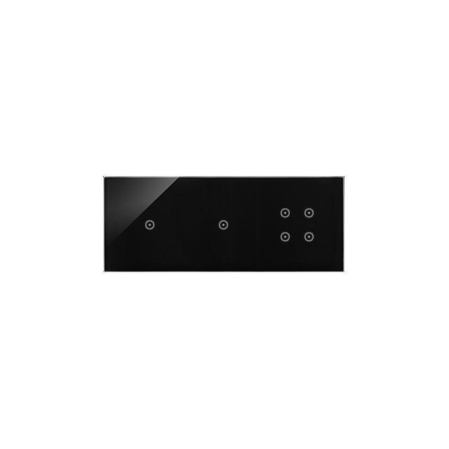 Simon 54 Touch Panel dotykowy S54 Touch 3 moduły 1 pole dotykowe + 1 pole dotykowe + 4 pola dotykowe zastygła lawa DSTR3114/73 KONTAKT