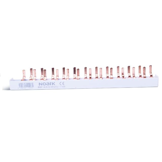 BBP 4LN 10 M12 EU Szyna łączeniowa typ trzpieniowy 4P 10mm2 12 modułów do serii Ex9NLE EL 111408 NOARK