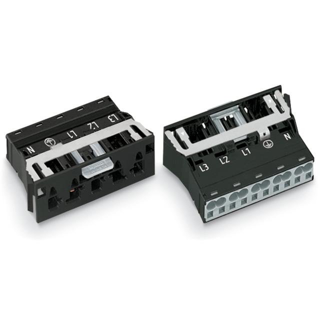 WINSTA wtyk 5-torowy SnapIn czarny ze stykiem PE