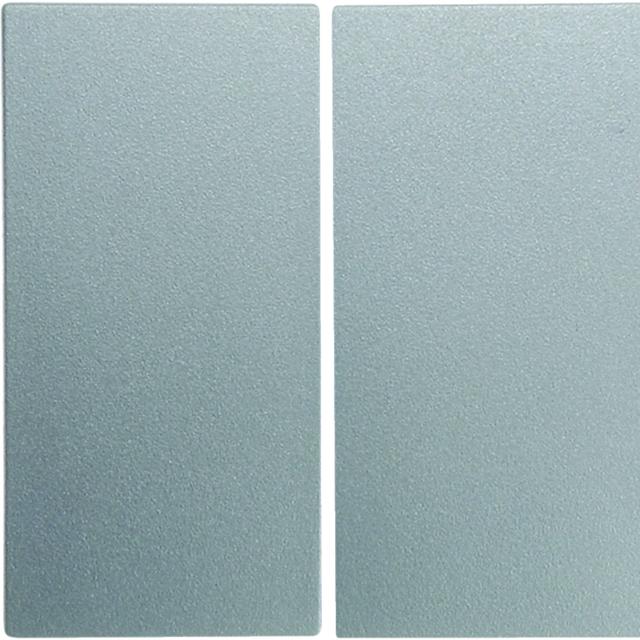 BERKER B.Kwadrat/B.7 Klawisze do łącznika 2-klawiszowych aluminium mat lakierowana 16231404 HAGER